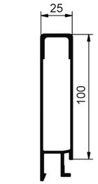 cennik - profile górne 100 mm