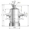 Siłownik hydrauliczny do wywrotki SM02/5, 29,4t 1446/524mm