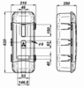 Skrzynka na gaśnicę o masie do 6kg