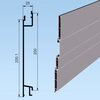 Profil do burty 25mm plandekowy 200mm aluminium surowe