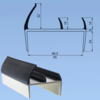 Uszczelka do drzwi 65-66,5mm kontenera chłodni PCV 5m