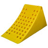 Klin pod koło 475x200x227mm żółty