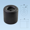 Odbój gumowy okrągły L=25 mm średnica 40 mm