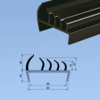 Uszczelka do drzwi 60-65mm chłodni mroźni PCV 5m